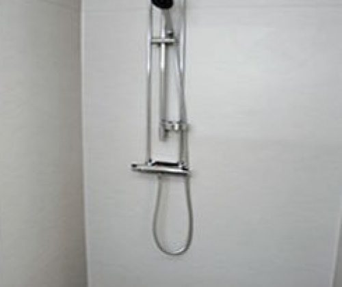 House module interior shower